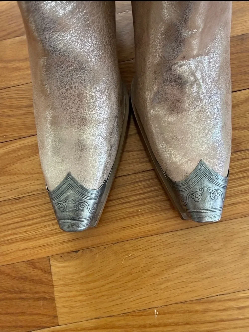 New Free People Brayden Western Boot/Champagne size 41